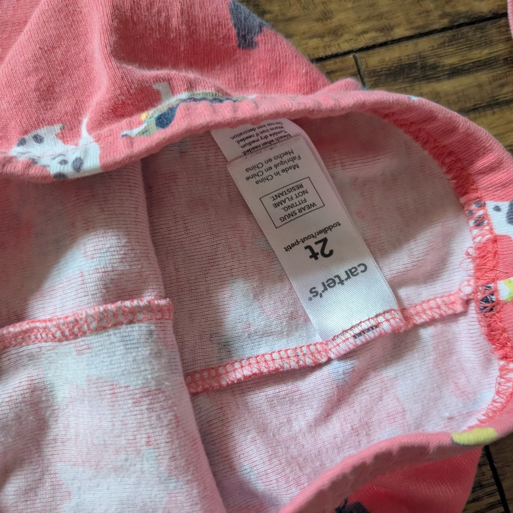 💥3/$24 Lot Of‎ 3 Size 2T Carter's And TCP Kids Pajama Sets